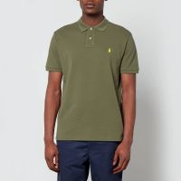 polo ralph lauren slim-fit cotton-pique polo shirt - s
