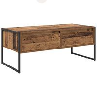 mesa de cafe  mesa de centro madera vieja 100 x 46 x 40 cm madera contrachapada