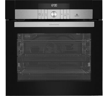 GRUNDIG GEBS46000BHP Electric Smart Oven - Black & Grey, Black