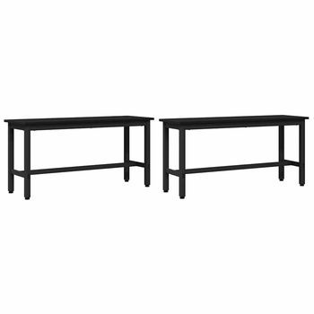 Banca De Comedor 100 X 32,5 X 48,5 Cm 2 Uds. Vidaxl