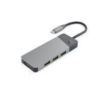 hub green cell 7 puertos 5000 mbits modelo hubgc01 power delivery 85w hdmi y lector sd