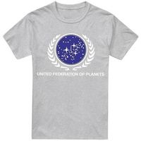 star trek camiseta united federation para hombre