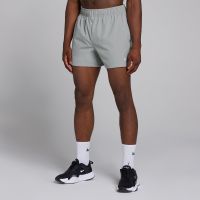pantalon corto de entrenamiento tejido con tiro de 13cm para hombre de mp - gris tormenta - xs