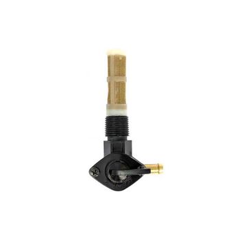 Grifo de combustible 3/8'' NPT conexión lateral derecha 1975 Estilo negro