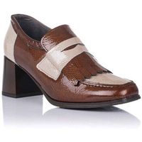 pitillos mocasines zapato con flecos y antifaz - charol para mujer