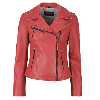 Oakwood Cazadora de cuero CLIPS para mujer