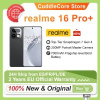 realme 16 pro plus 5g smartphone version eu snapdragon 7 gen 4 camara de 200mp bateria de 7000mah pantalla curva amoled de 68 y 144hz nuevo