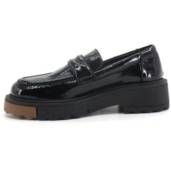 Divine Follie Mocasines Mocassino Pelle Bicolor Nero BR07 para mujer