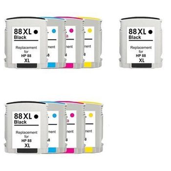 Compatible Multipack HP OfficeJet Pro L7650 Printer Ink Cartridges (9 Pack) -C9396AE