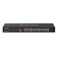 switch no gestionable mercusys ms126cp 26p 24xfe lan 2xgb combo lansfp 24xpoe 295w carcasa metalic