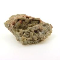 diopside verde y naranja gruesa - piedra natural de francia canari - mineral raro de la coleccion del tesoro  3757 cts - certificado de