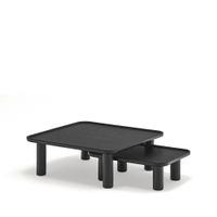 mesa de centro nido negro