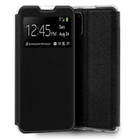 cool funda flip cover liso negro para oppo a52  a72