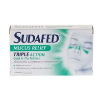 sudafed mucus relief day  night capsules 16s