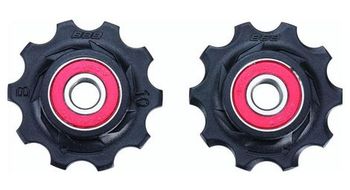 Bbb rollerboys ceramic bearings jockey wheels 10s black