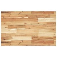 encimera tocador bano madera acacia acabado aceite 160x50x4 cm vidaxl