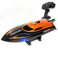 hxjrc hj812 24g 4ch barco rc de alta velocidad con luz led vehiculos de carreras electricos impermeables 25kmh modelos