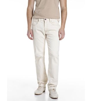 Replay para hombre. M1039R.000.8440585 Pantalón denim blanco (33/32), Casual, Algodón