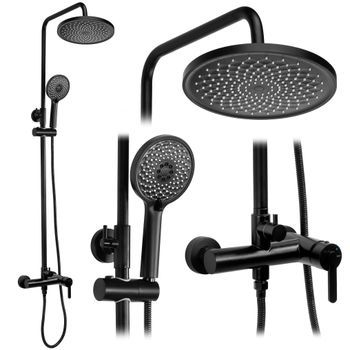 Conjunto De Ducha Rea Ontario Black