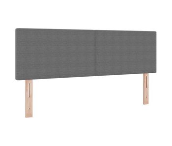 Cabecero cama - mueble cabecero led con tiras led gris claro 144 cm tela de pana