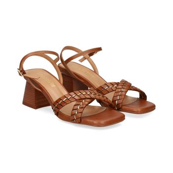Lodi Sandalias Con Tacón Mujer - Marrón Talla 38