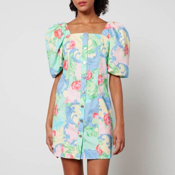 Cras Rivercras Cotton-Jacquard Mini Dress - EU 44/UK 18