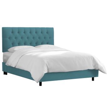 La Web Del Colchon -cabecero Tapizado Naxos Para Cama De 210 (220 X 70 Cms) Turquesa Textil Suave