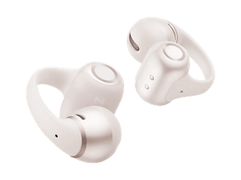 Auriculares conducción de aire - Shokz OpenDots 2, 40h Autonomía, Dolby Audio, Open-Ear, IP57, 3 Micrófonos, Blanco