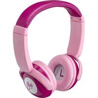 goji gkidbtp18 wireless bluetooth kids headphones - pink pink