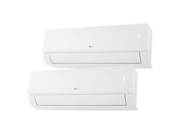 Aire acondicionado Split 2 x 1 - LG MULTI912Z.SET, 4100 fg/h, Dual Inverter, WiFi, Para Superficies de 30m2+20m2, Blanco