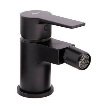 Grifo Monomando Bidé Habitex Serie Elisa Matte Negra