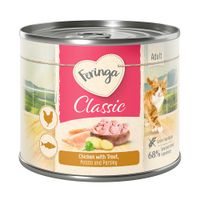 feringa classic meat menu 24 x 200 g - pack ahorro - trucha y pollo