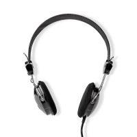 auriculares nedis hpwd1104bk con cable conexion 35 mm para llamadas y musica negros