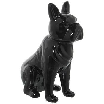 Figura Perro Negro Brillo