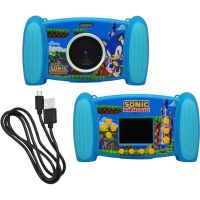 camara compacta kids licensing sonic the hedgehog 5mp zoom 4x azul