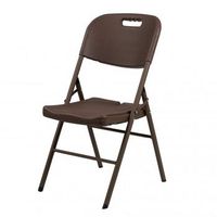 silla plegable multfuncional portatil resistentemultiusos 45x50x88 alt cm color marron