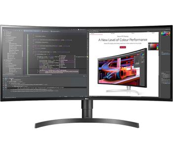 34WL85C 4K Ultra HD 34? Curved IPS Monitor - Black, Black