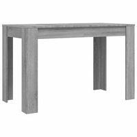 mesa de comedor  mesa cocina madera de ingenieria sonoma gris 120x60x76 cm
