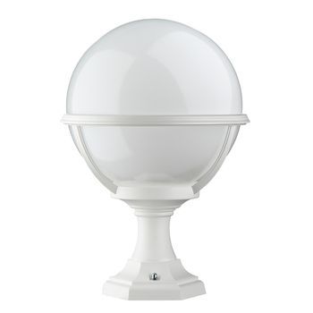 Dopo Lighting - Baliza De Jardìn Clic-clac Globo Ip43 E27 M·x. 42w Blanco