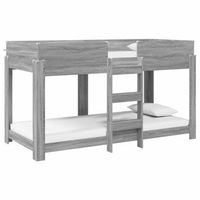 cama litera para ninos gris sonoma 100 x 200 cm vidaxl