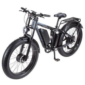 [EU DIRECT] ORZEL Bicicleta eléctrica Ebike K17 48V 20AH 1000W*2 Doble motor 26 pulgadas llanta eléctrica bicicleta 90-1