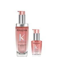 kerastase chroma absolu refillable hair oil 75ml and 30ml duo for colour treated hair