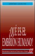 que es el embrion humanor