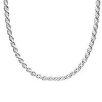 cadena de plata 925 cadena de cordon de plata 6mm