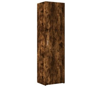 Aparador - mueble de almacenamiento de madera de ingeniería roble ahumado 50x42,5x185 cm es3593
