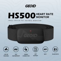 monitor de ritmo cardiaco geoid hs500 con correa para el pecho sensor de ritmo cardiaco de modo dual antbluetooth para computadoras de bicicleta magene garmin y wahoo