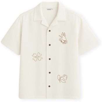 Imago Camisa manga corta Autumnal Shirt - Cru para hombre