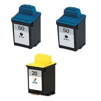 Compatible Multipack Lexmark Z715 Printer Ink Cartridges (3 Pack) -17G0050E