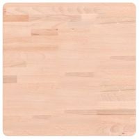 tablero de mesa cuadrado de madera maciza de haya 50x50x4 cm vidaxl