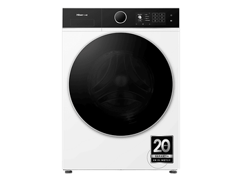 Lavadora secadora - Hisense WD5I1045BWQ, 10.5/6 Kg, iFit, WiFi, Programa especial mascotas, Blanco